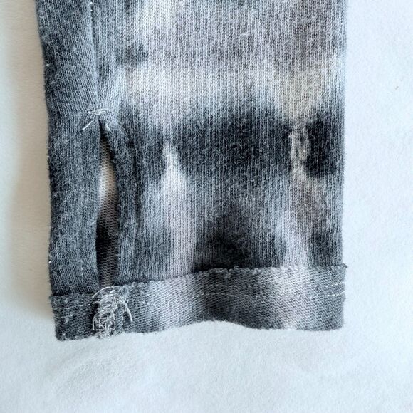 NWOT We the Free Psychedelic Mock Neck Tie Dye Long Sleeve Top in Black Gray M - Picture 7 of 15